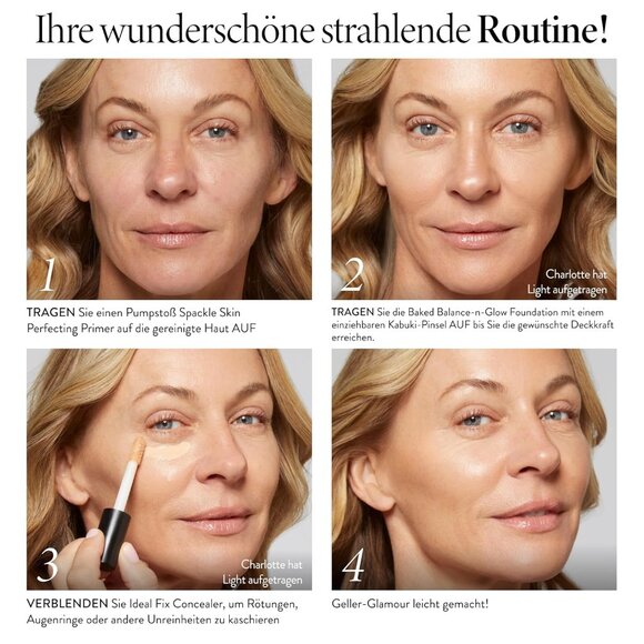 Baked Balance-N-Glow Illuminating Foundation - Fair - Buildable Sheer to Light C - Picture 6 of 9